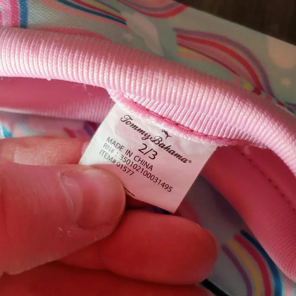 Tommy Bahama Rainbow Water Shoes Girls Size 2/3 EUC - Picture 4 of 15